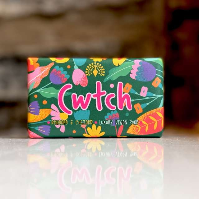 Cwtch Soap, English Soap Company, Welsh soap, shea butter soap, gift soap, vintage wrapped soap, vegan soap bar, The Health Dispensary